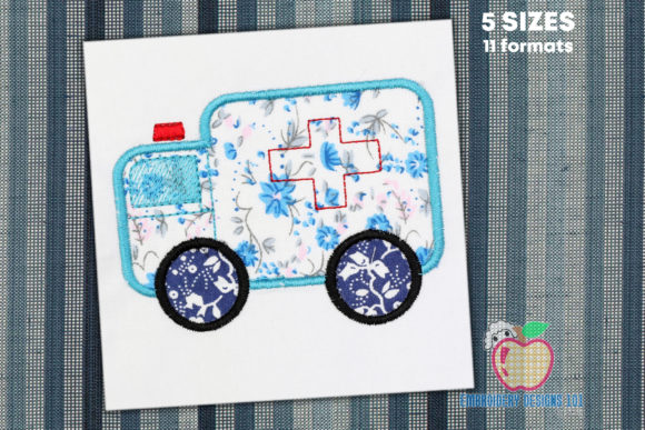 Ambulance Applique: A Unique Embroidery Design