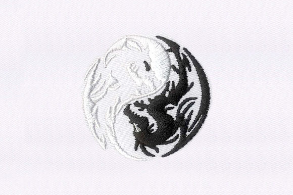 Dragons: A Bold Embroidery Design