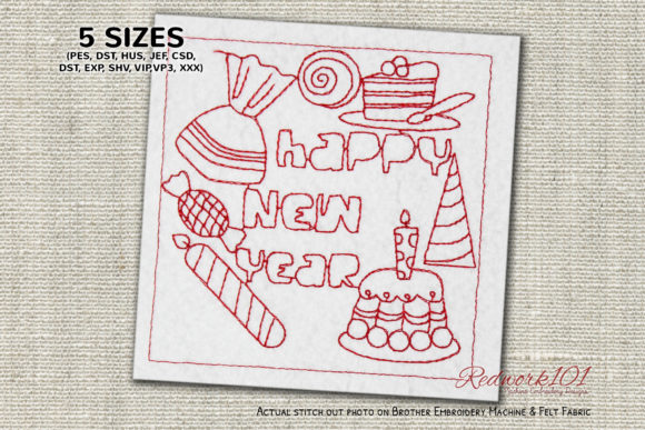 Happy New Year Treats Design
