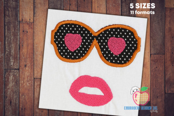 Love Sunglasses with Female Lips